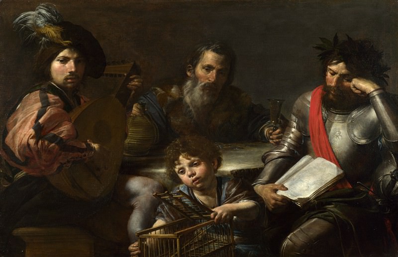Valentin de Boulogne – The Four Ages of Man, Part 6 National Gallery UK