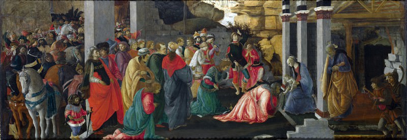 Sandro Botticelli and Filippino Lippi – Adoration of the Kings, Part 6 National Gallery UK