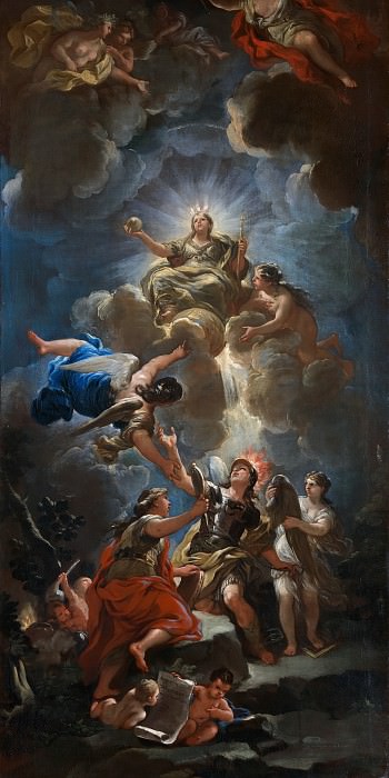 Luca Giordano – Allegory of Divine Wisdom, Part 6 National Gallery UK