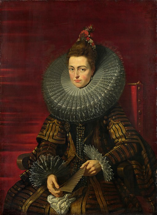 Studio of Peter Paul Rubens – Portrait of the Infanta Isabella, Part 6 National Gallery UK
