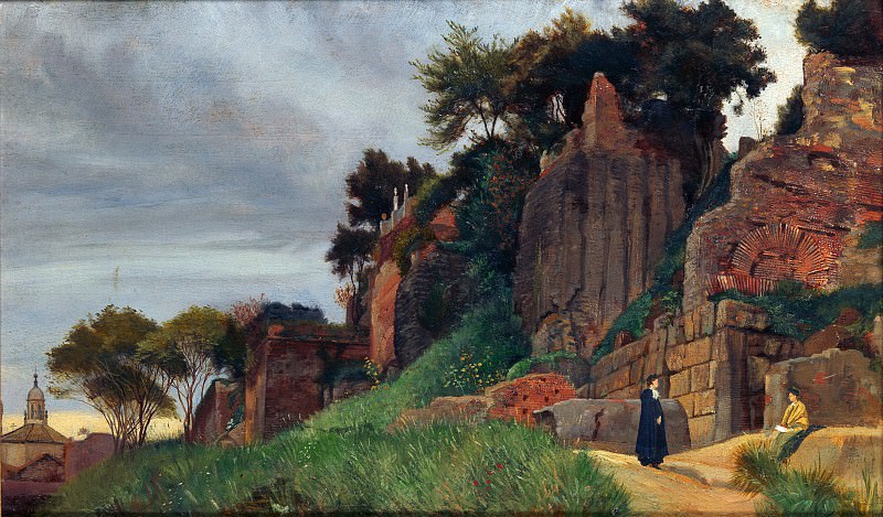 Roma Quadrata – A View on the Palatine Hill – George James Howard, Part 6 National Gallery UK