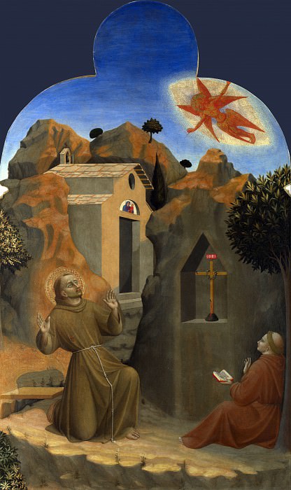 Sassetta – The Stigmatisation of Saint Francis, Part 6 National Gallery UK