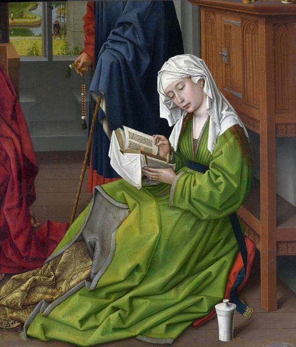 Rogier van der Weyden – The Magdalen Reading, Part 6 National Gallery UK