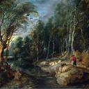 A Shepherd with his Flock in a Woody Landscape, Peter Paul Rubens