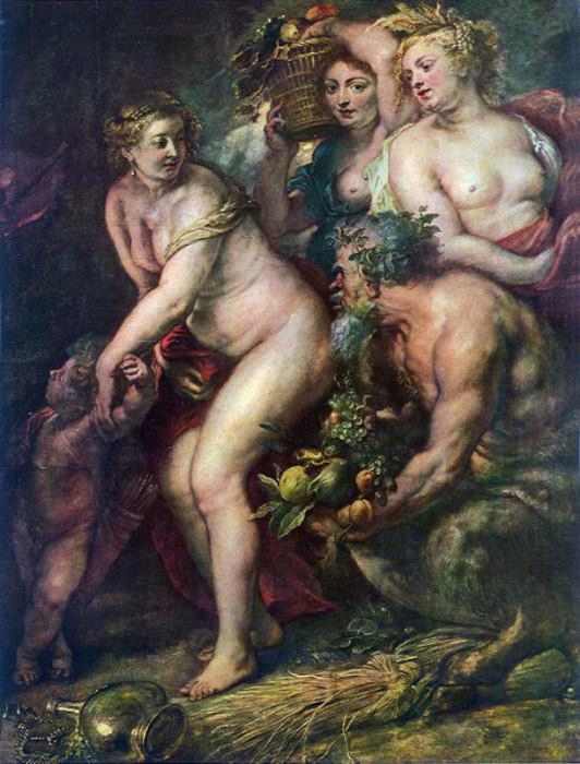 Венера, Вакх и Церера, Питер Пауль Рубенс