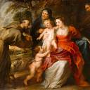 The Holy Family with Saints Francis and Anne and the Infant Saint John the Baptist, Peter Paul Rubens