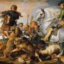 Wolf and Fox Hunt [Workshop], Peter Paul Rubens