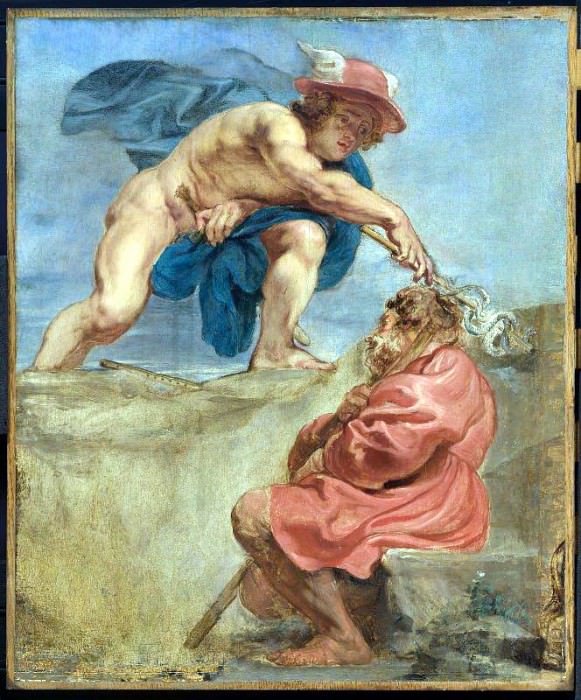 Mercury and a Sleeping Herdsman, Peter Paul Rubens