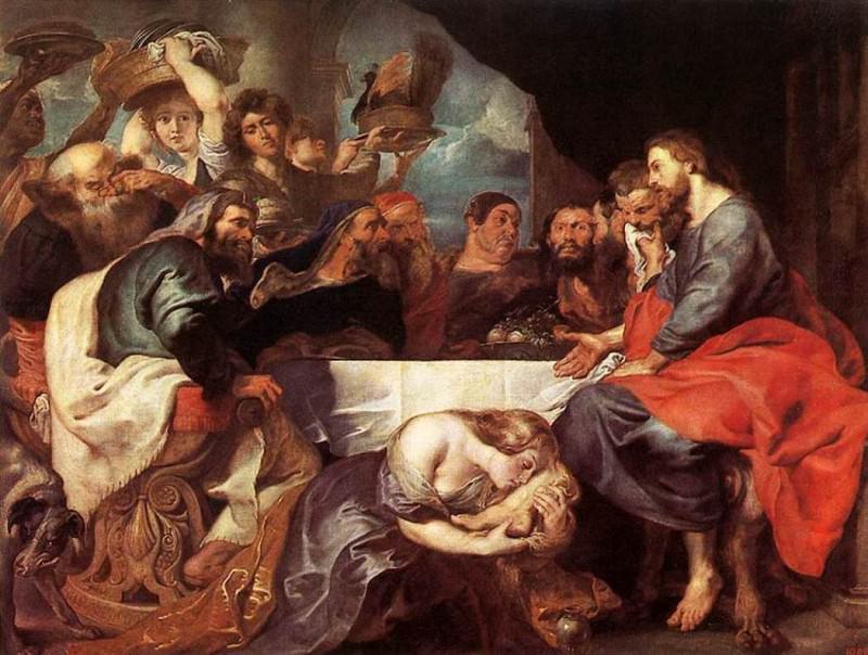 Christ at Simon the Pharisee, Peter Paul Rubens