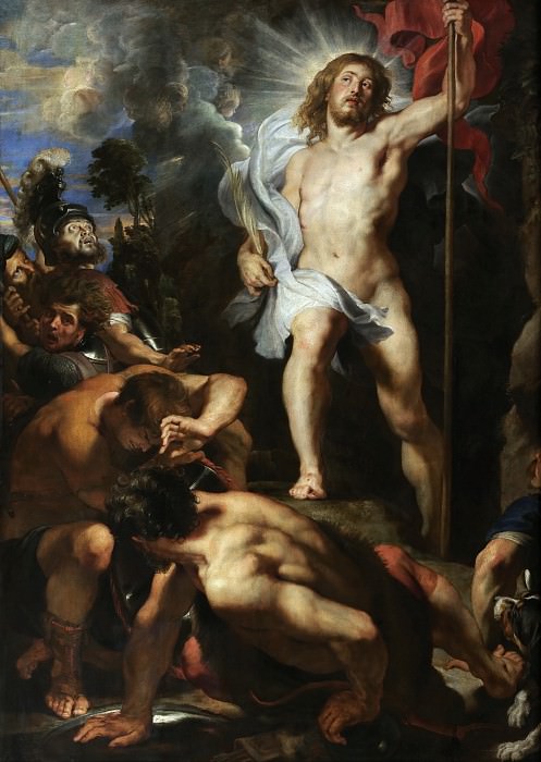 Воскресение Христа, центр, Питер Пауль Рубенс