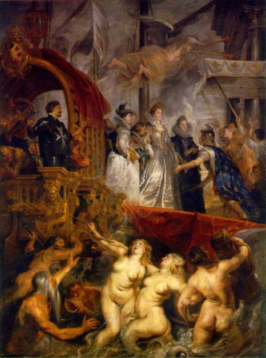 Arrival of Marie de Medici at Marseilles, Peter Paul Rubens