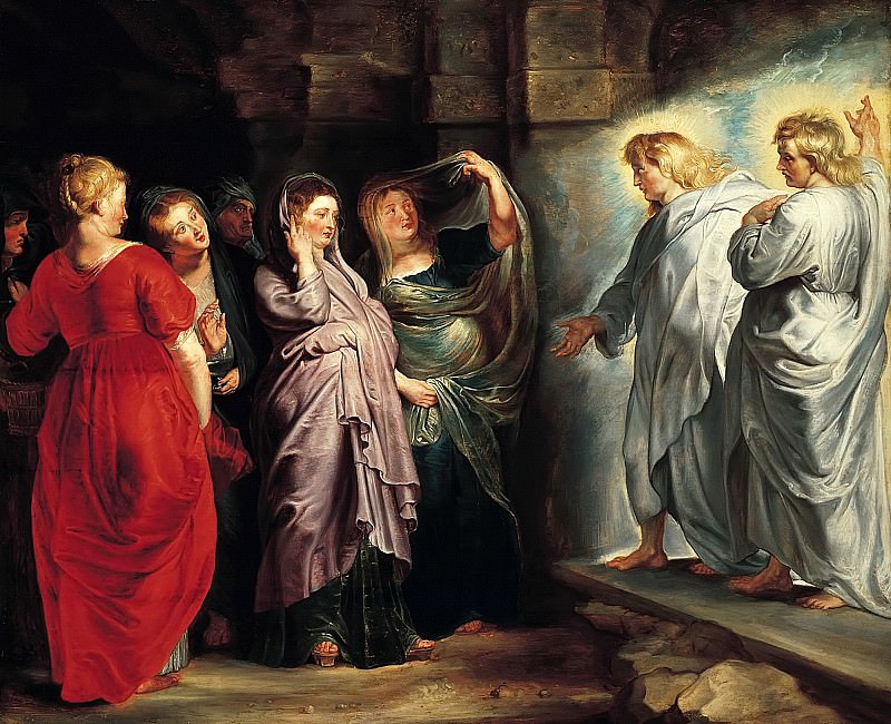 The Holy Women at the Sepulcher, Peter Paul Rubens