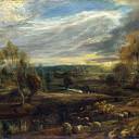 A Landscape with a Shepherd and his Flock, Peter Paul Rubens
