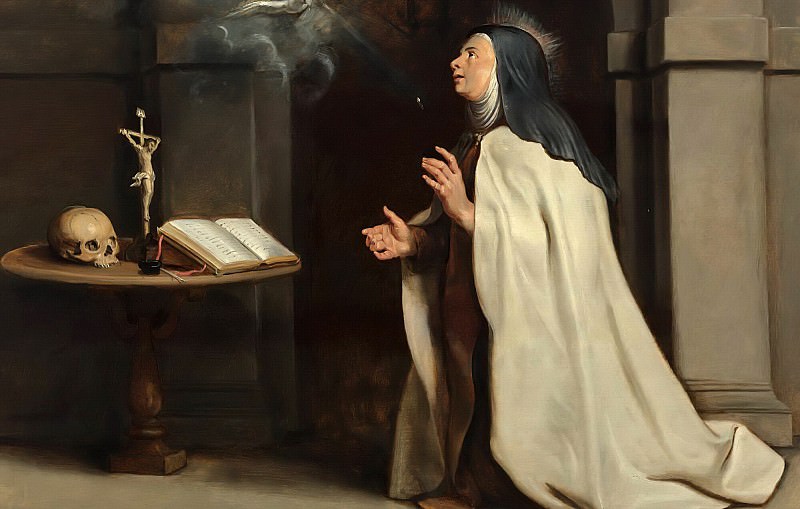 Het verschijnen van de Heilige Geest aan de Heilige Teresa van Avila, Peter Paul Rubens