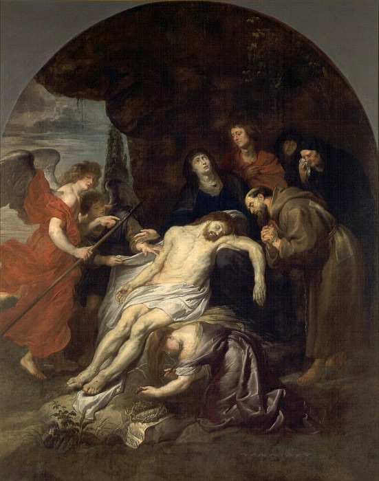 Peter Paul Rubens et atelier -- Pietà avec saint François, Peter Paul Rubens