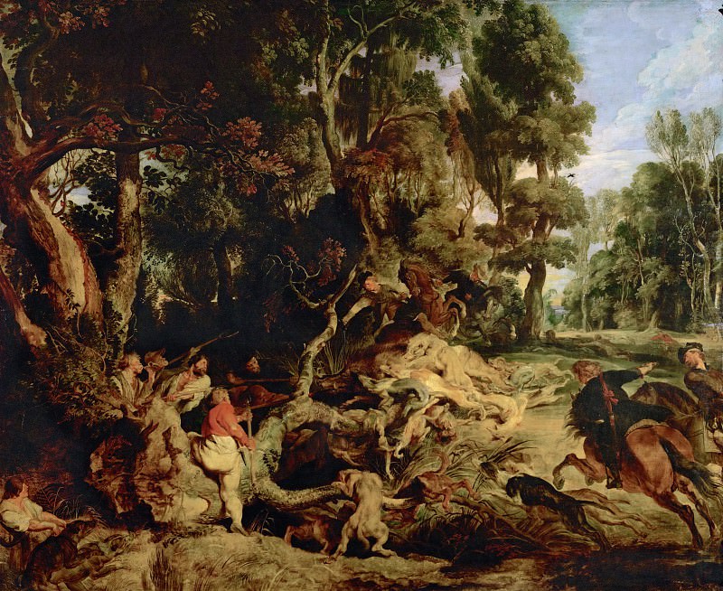 Boar Hunt, Peter Paul Rubens