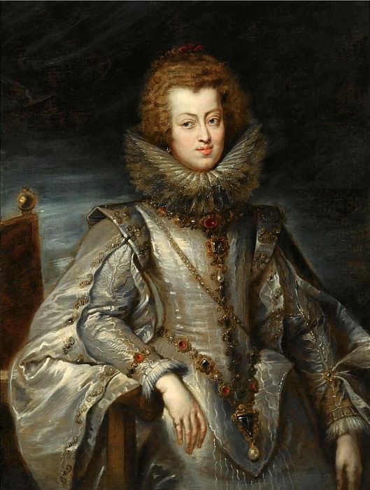 Portrait of Infanta Maria Anna of Austria , Peter Paul Rubens
