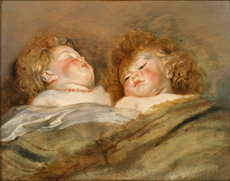 Two Sleeping Children, Peter Paul Rubens
