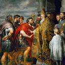 Saint Ambrosius and Emperor Theodosius, Peter Paul Rubens