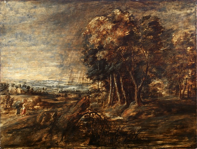 Landscape --, Peter Paul Rubens