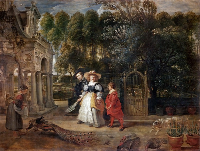 Rubens Rubens In His Garden With Helena Fourment, Peter Paul Rubens