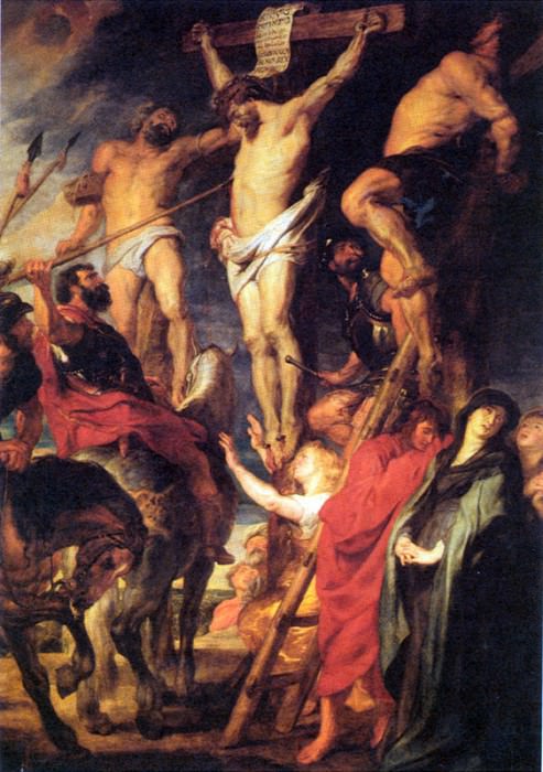 Strike with a Lance [After], Peter Paul Rubens