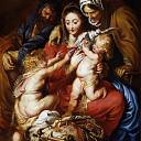 The Holy Family with Saint Elizabeth, Saint John, and a Dove, Peter Paul Rubens