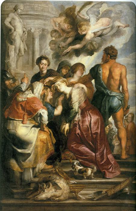 Martyrdom of St Catherine, Peter Paul Rubens