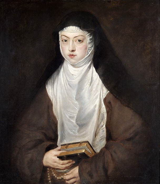 Анна Доротея, дочь Рудольфа II, монахиня монастыря босоногих принцесс в Мадриде, Питер Пауль Рубенс
