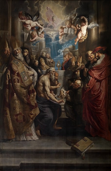 Debate on the Holy Mysteries, Peter Paul Rubens