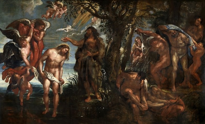 Baptism of Christ, Peter Paul Rubens