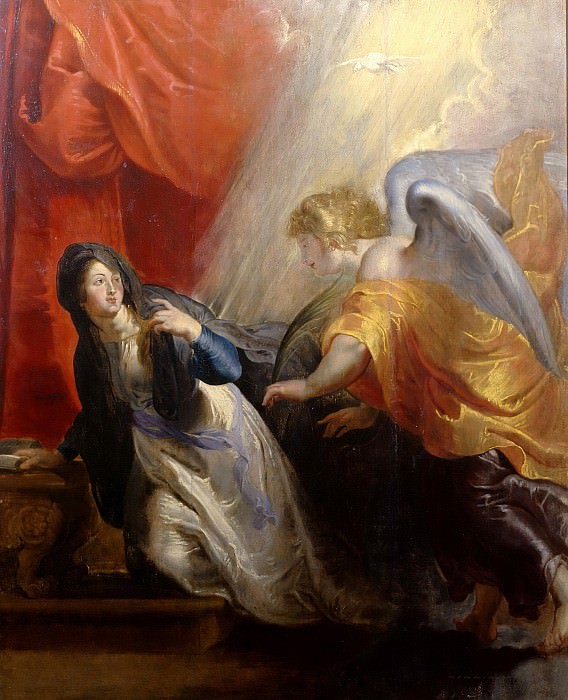 Извещение Марии о скорой смерти, Питер Пауль Рубенс