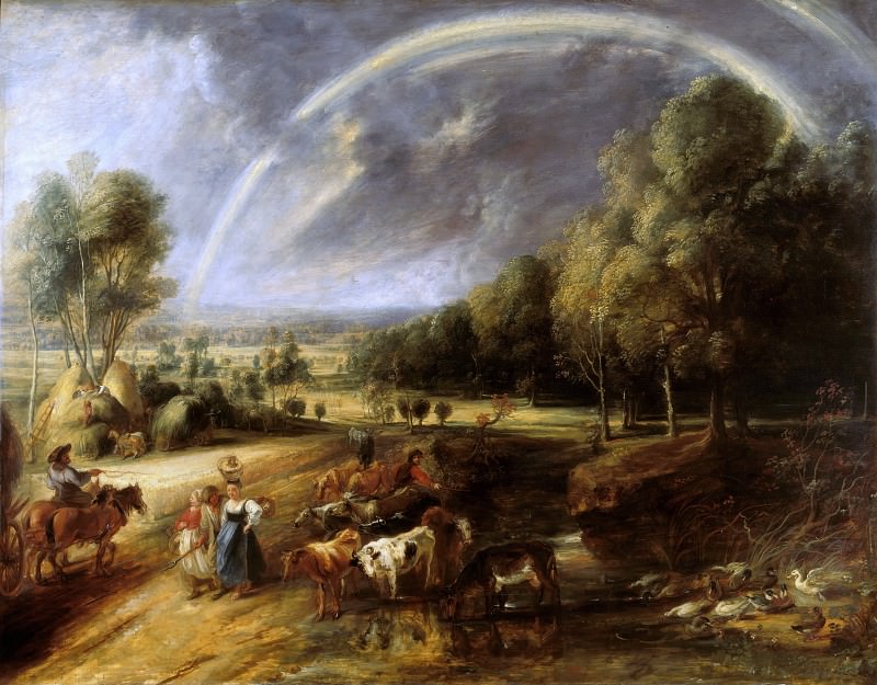 Пейзаж с радугой, Питер Пауль Рубенс