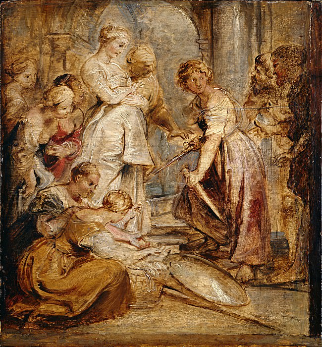 Achilles and the Daughters of Lykomedes, Peter Paul Rubens