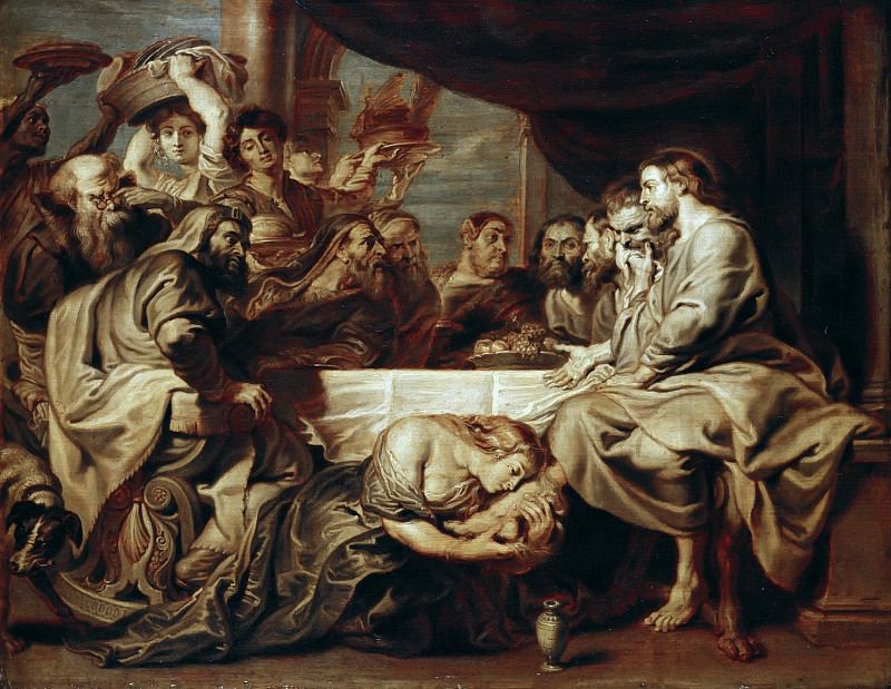 Christ in the house of the Pharisee Simon, Peter Paul Rubens