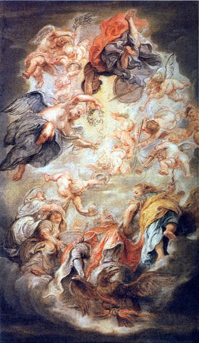 Apotheosis of King James I, Peter Paul Rubens