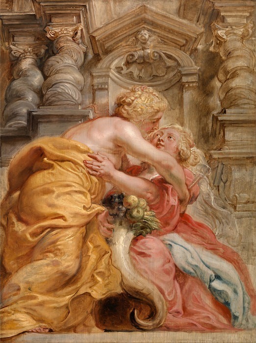 Peace Embracing Plenty, Peter Paul Rubens