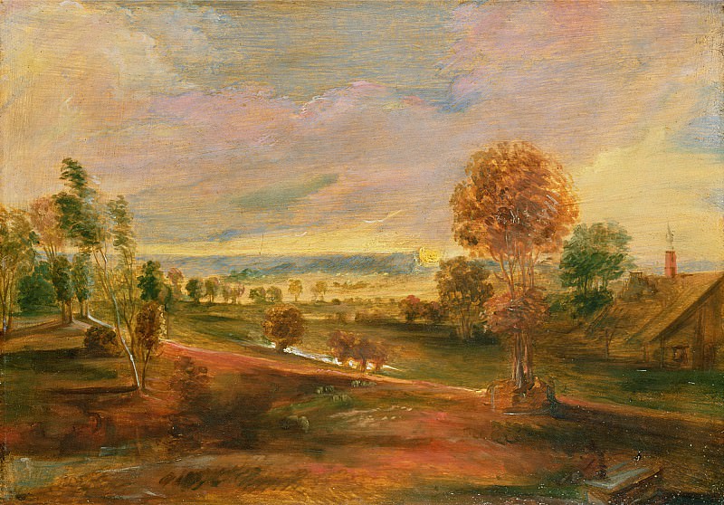 Evening landscape, Peter Paul Rubens