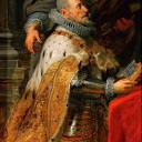 Ildefonso Atarpiece; detail of left wing with Albrecht VII, Archduke of Austria and Governor of the Netherlands, Peter Paul Rubens