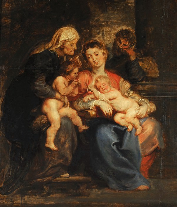 The Holy Family with Saint Elizabeth and Saint John Baptist, Peter Paul Rubens