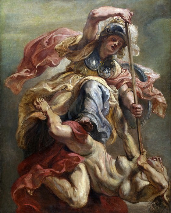 Minerva slaying Discord, Peter Paul Rubens