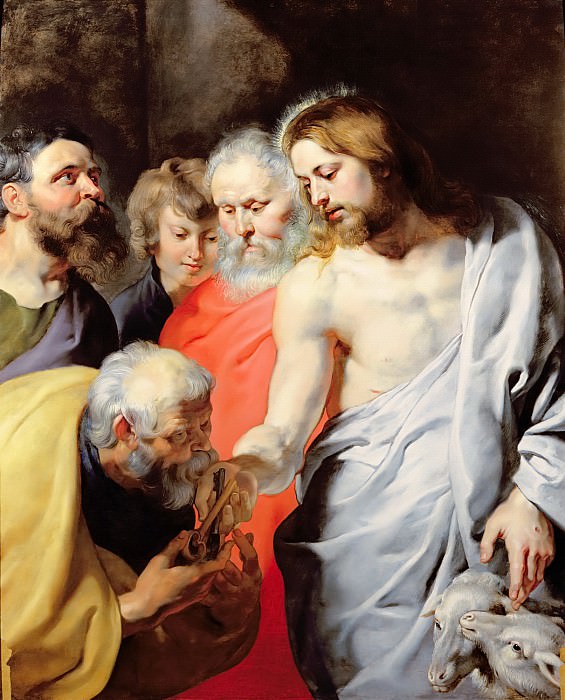 Presentation of keys from purgatory and paradise to Saint Peter, Peter Paul Rubens