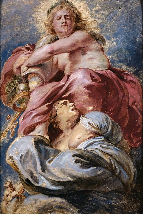 Bounty of James I triumphing over Avarice, Peter Paul Rubens