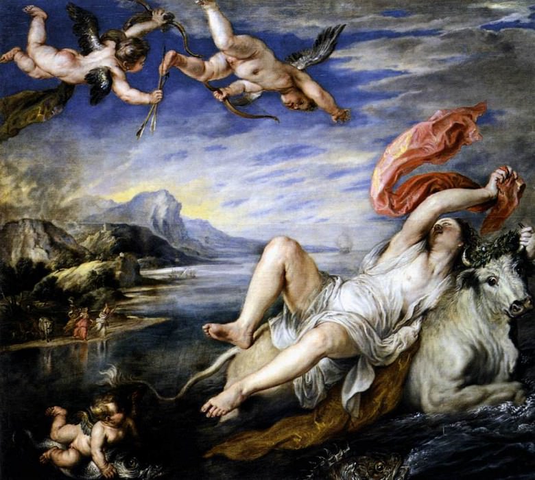 El rapto de Europa , Peter Paul Rubens
