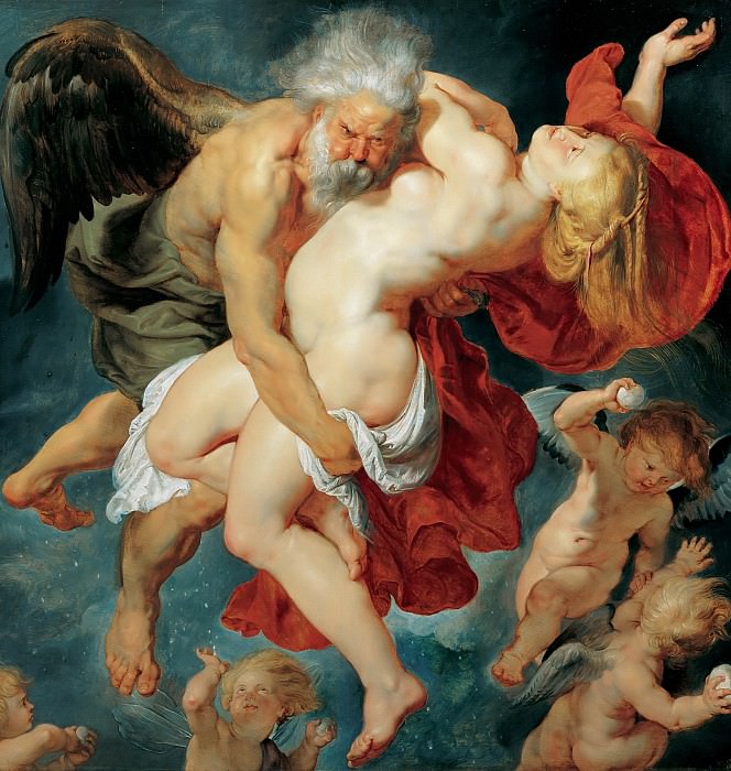 Boreas kidnapping Orithyia, Peter Paul Rubens