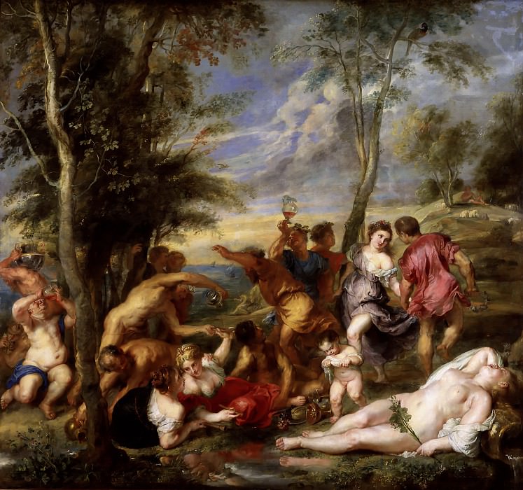 Orgy with sleeping Ariadne, Peter Paul Rubens
