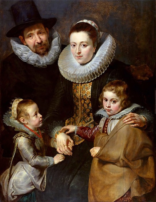 Family portrait of Jan Brueghel the Elder, Peter Paul Rubens