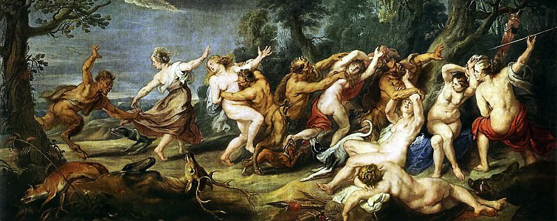 Diana y sus ninfas sorprendidas por sátiros, Peter Paul Rubens
