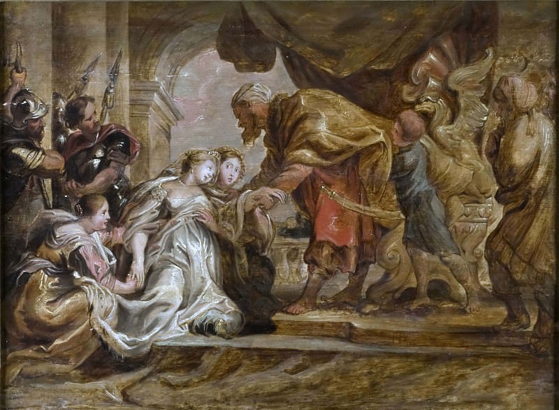 Esther and Ahasuerus [After], Peter Paul Rubens