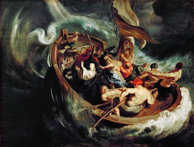 Святая Вальбурга и чудо спасения в шторм, Питер Пауль Рубенс